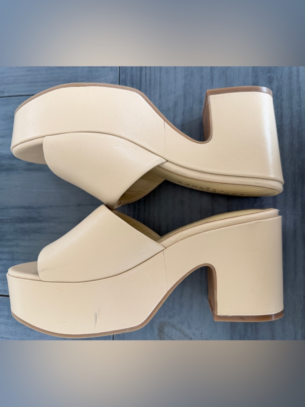 Marc Fisher Forina Platform Sandal – Nude/Beige – Size 6.5 – NWOT